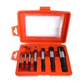 Набор экстракторов, 8пр.(Ø:4, 5, 6.4, 7.6, 11, 15, 19, 24мм; размер:3-6,6-8,8-11,11-14,14-18,18-20,20-22,22-26мм), в пластиковом кейсе