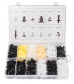 Набор клипс 370пр. (MITSUBSHI), пластиковом органайзере