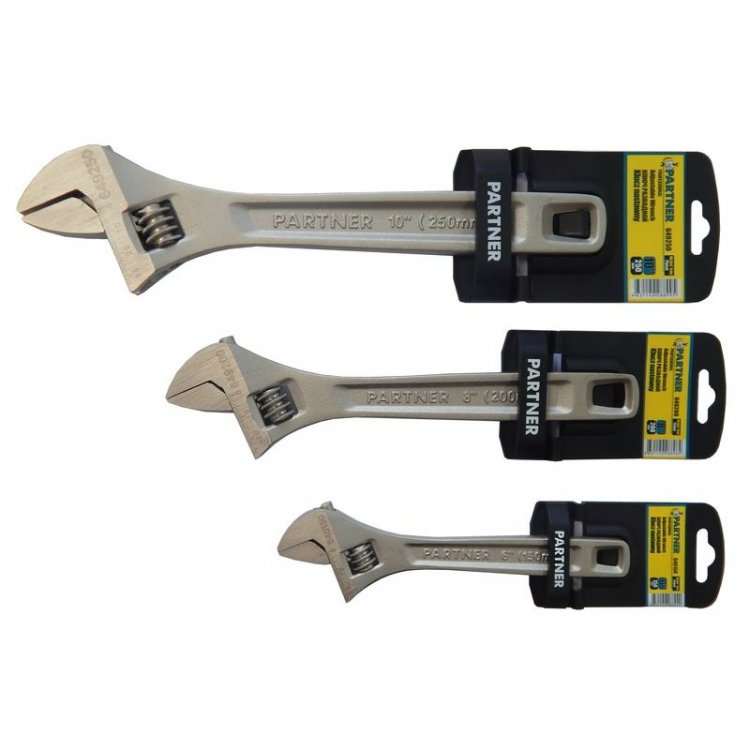 Ключ разводной Profi 12"-300мм (захват 0-35мм), на пластиковом держателе