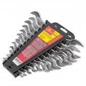 Набор ключей рожковых 12пр. (6х7-30х32мм) в пласт. держателе Набор ключей рожковых 12пр. (6х7-30х32мм) в пласт. держателе