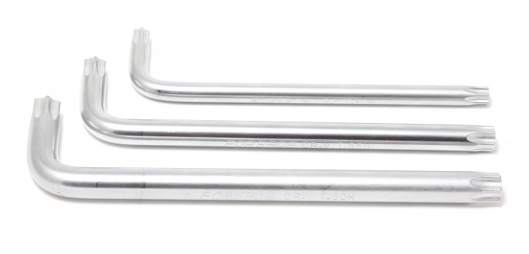 Ключ Г-образный TORX длинный T-9H с отверстием