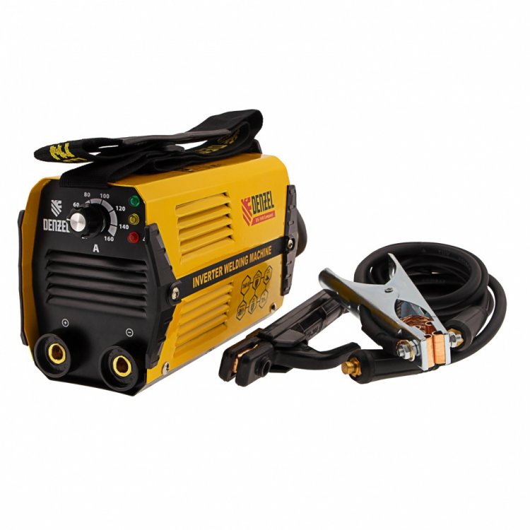 Аппарат инвертор. дуговой сварки DS-160 Compact, 160 А, ПВ 70%, диам.эл. 1,6-3,2 мм// Denzel