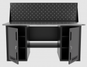 Верстак двухтумбовый с экраном, серый 1800*700 Garopt, GT1800DDPP.grey