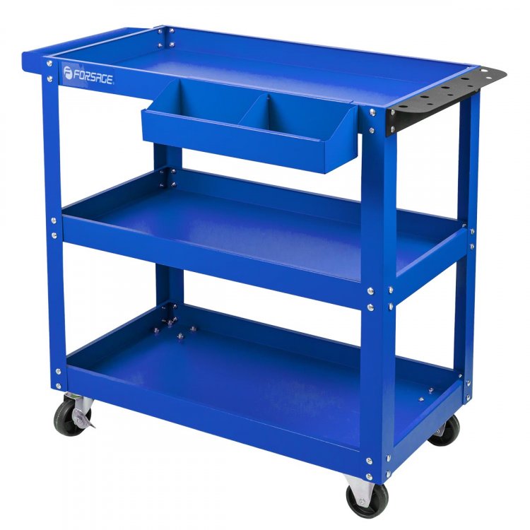 Тележка инструментальная 3-х полочная