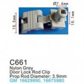 Клипса для крепления внутренней обшивки а/м GM пластиковая (100шт/уп.)