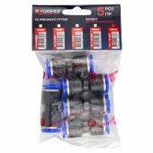 Фитинг для пластиковых трубок 12 x 12мм, к-т 5шт. Фитинг для пластиковых трубок 12 x 12мм, к-т 5шт.