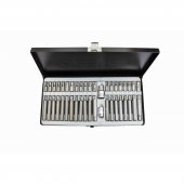 Набор бит с битодержателями, 42пр. (10мм)(75/30мм: T20-T60, H4-H12, M5-M12), в металлическом кейсе Набор бит с битодержателями, 42пр. (10мм)(75/30мм: T20-T60, H4-H12, M5-M12), в металлическом кейсе