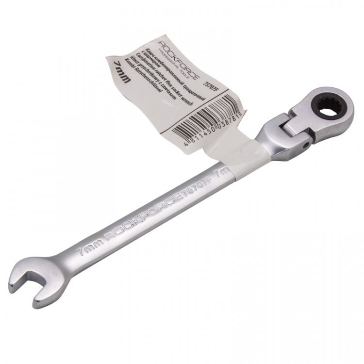 Ключ комбинированный трещоточный с шарниром 18мм Ключ комбинированный трещоточный с шарниром 18мм