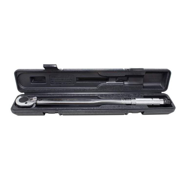 Ключ динамометрический щелчкового типа 28-210Нм 1/2''(Тайвань),в пластиковом футляре Ключ динамометрический щелчкового типа 28-210Нм 1/2''(Тайвань),в пластиковом футляре