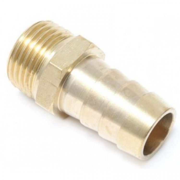 Штуцер пневматический наруж. резьба 1/2"- "елочка" 20мм Штуцер пневматический наруж. резьба 1/2"- "елочка" 20мм