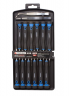 Набор отверток ювелирных с пинцетами 14пр.(SL: 1.5, 2.0, 2.5 PH: 00, 0 ,1 TORX: T5, T6, T7, T8, T9, T10), в пластиковом держателе