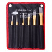 Набор зубил, выколоток и кернеров, 6пр.(зубила:19х178, 13х146, 10х127мм; выколотки:4.8х150,6х178; кернера:5.5х127,4.8х127мм), на полотне Набор зубил, выколоток и кернеров, 6пр.(зубила:19х178, 13х146, 10х127мм; выколотки:4.8х150,6х178; кернера:5.5х127,4.8х127мм), на полотне