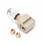 Фильтр для пневмосистем мини 1/8"(10 bar, пропускная способность: 200 л/мин, температура воздуха: 5°-60°С, 5мк)