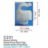 Клипса для крепления внутренней обшивки а/м Хонда пластиковая (100шт/уп.)