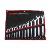 Набор ключей комбинированных 14 пр (10,12,13,14,15,16,17,18,19,21,24,27,30,32мм), на полотне