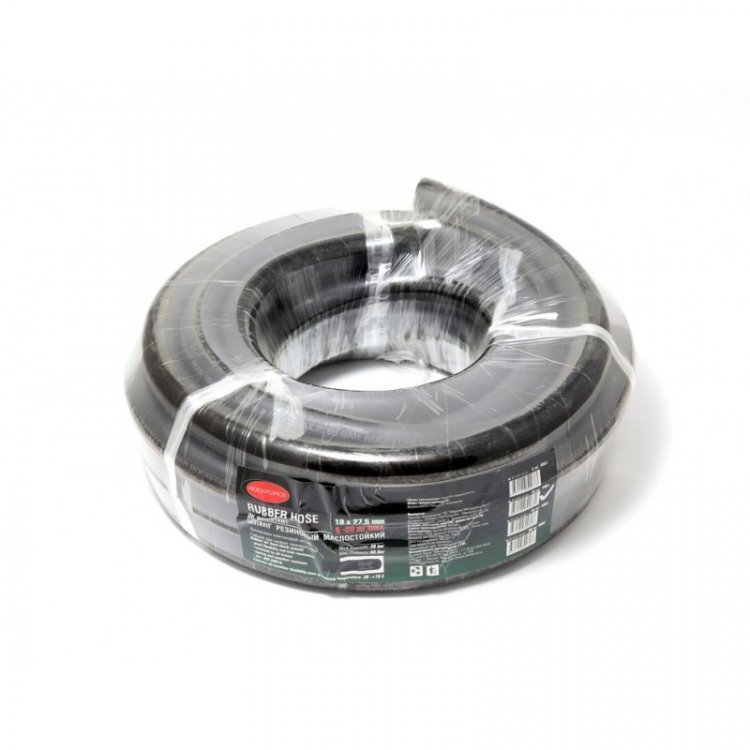 Шланг резиновый армированый бензо-маслостойкий 14х23ммх20м(повышенная гибкость и сопротивление к излому,раб.давл. 20bar,max 60bar,-30C°+70C°,DIN20018)