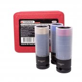 Набор головок ударные глубоких тонкостенных в защитном кожухе, 3пр.,1/2"6гр.(17,19,21мм),в кейсе Набор головок ударные глубоких тонкостенных в защитном кожухе, 3пр.,1/2"6гр.(17,19,21мм),в кейсе