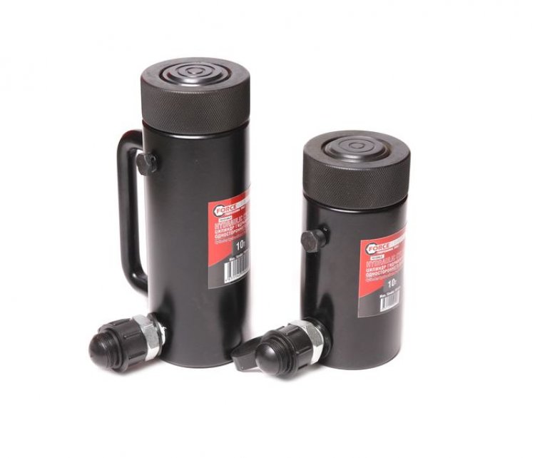 Цилиндр гидравлический с резьбовым штоком и гайкой для механической фиксации 10т (ход штока-150мм,Øштока-45мм,общий Ø-68мм, L-244мм, 700bar) Цилиндр гидравлический с резьбовым штоком и гайкой для механической фиксации 10т (ход штока-150мм,Øштока-45мм,общий Ø-68мм, L-244мм, 700bar)