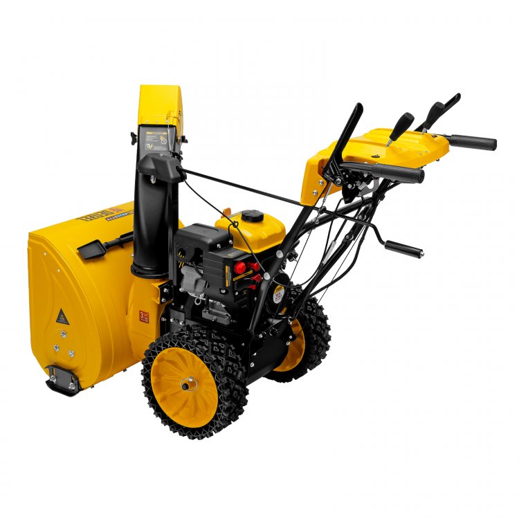 Бензиновая снегоуборочная машина SBM 610S PRO, 212cc, эл.старт, фара, обогрев// Denzel