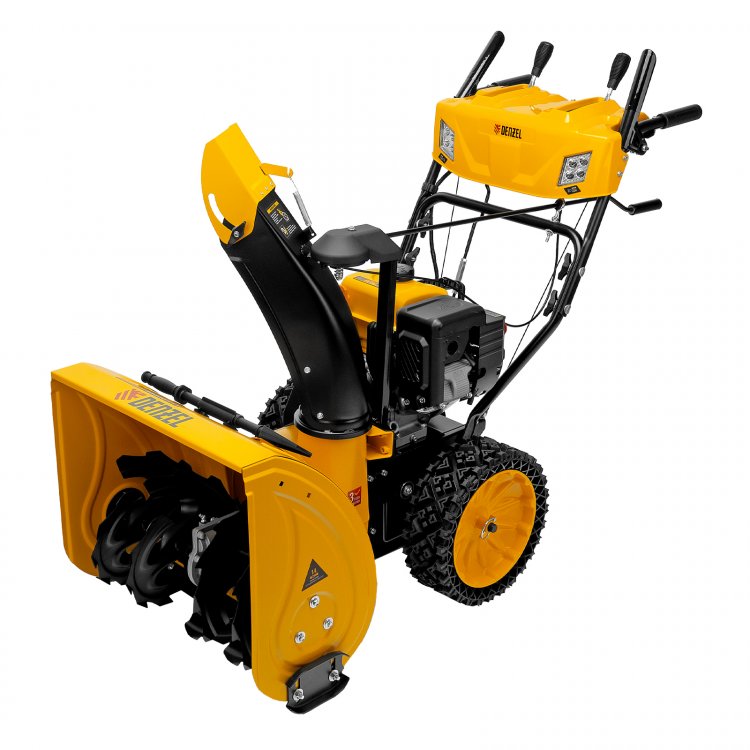Бензиновая снегоуборочная машина SBM 610S PRO, 212cc, эл.старт, фара, обогрев// Denzel
