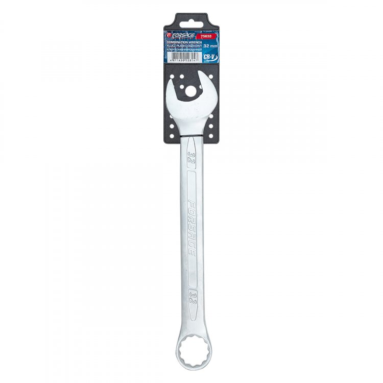 Ключ комбинированный "Profi" 32мм, на пластиковом держателе