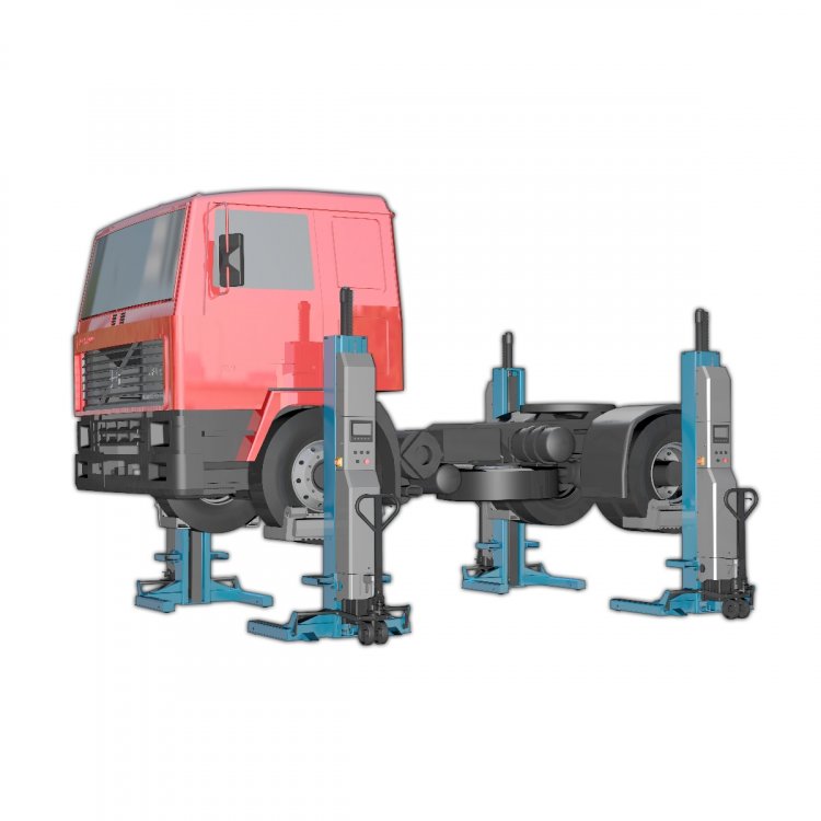 Колонны подкатные г/п 4х8,5 т. электрогидравлические беспроводные Колонны подкатные г/п 4х8,5 т. электрогидравлические беспроводные