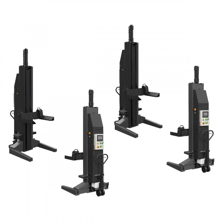Колонны подкатные г/п 4х8,5 т. электрогидравлические беспроводные Колонны подкатные г/п 4х8,5 т. электрогидравлические беспроводные
