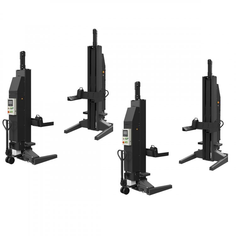 Колонны подкатные г/п 4х8,5 т. электрогидравлические беспроводные Колонны подкатные г/п 4х8,5 т. электрогидравлические беспроводные