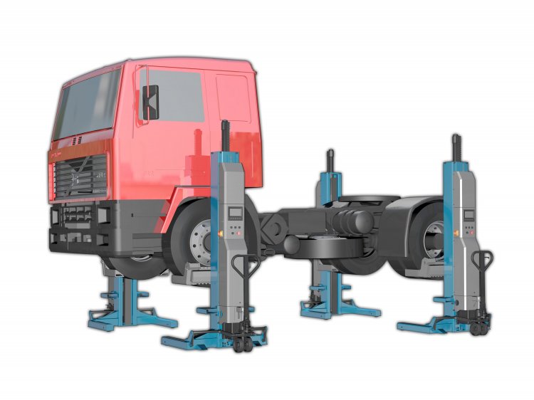 Колонны подкатные г/п 4х8,5 т. электрогидравлические беспроводные Колонны подкатные г/п 4х8,5 т. электрогидравлические беспроводные