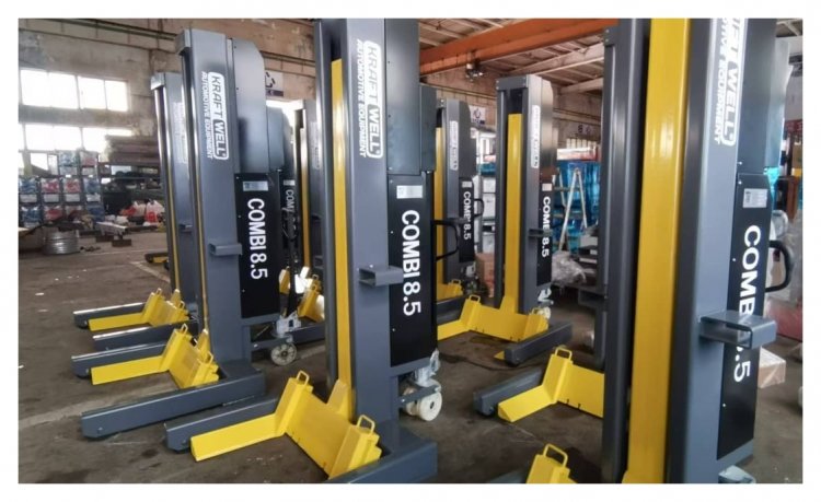 Колонны подкатные г/п 4х8,5 т. электрогидравлические беспроводные Колонны подкатные г/п 4х8,5 т. электрогидравлические беспроводные