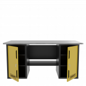 Верстак двухтумбовый, желтый 1800*700 Garopt, GT1800DD.yell