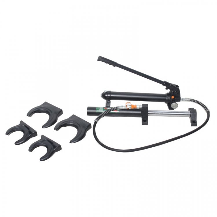 Стяжка пружин гидравлическая с выносным насосом и двумя комплектами получаш (макс. усилие 1т, рабочий диапазон 210-570мм)