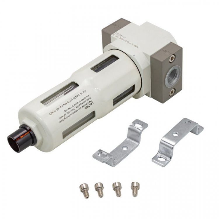 Фильтр для пневмосистемы "Profi" 1/2" (пропускная способность:2800 л/мин, давление max: 16 bar, температура воздуха: 0° до 60°, 5мк)