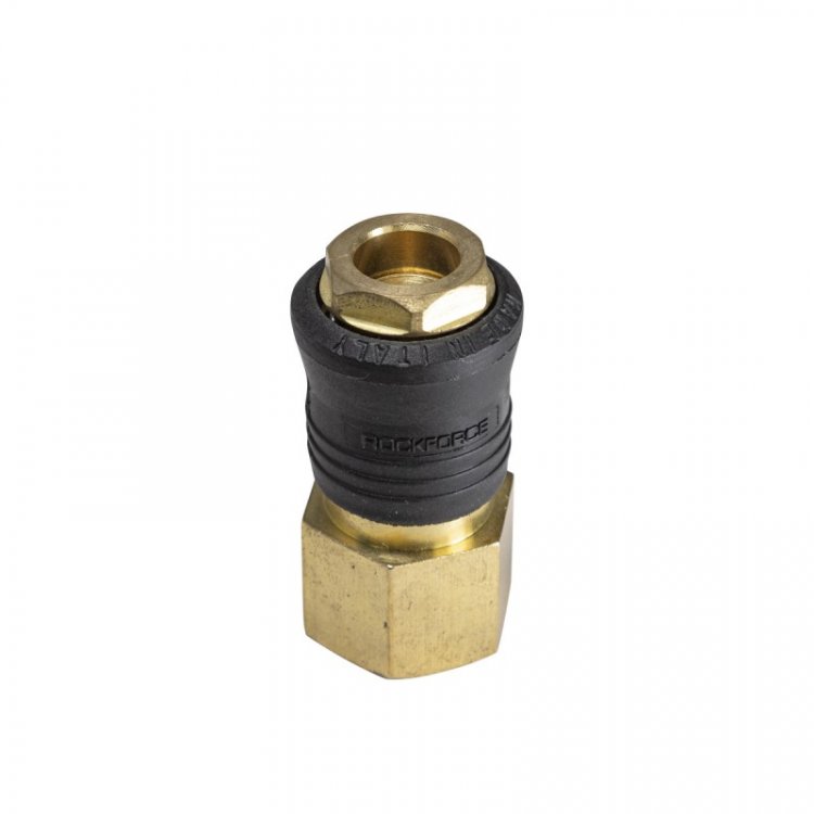 Быстроразъем пневматический с клапаном, внутренняя резьба 1/2" (ONE TOUCH) в пластиковом держателе Быстроразъем пневматический с клапаном, внутренняя резьба 1/2" (ONE TOUCH) в пластиковом держателе