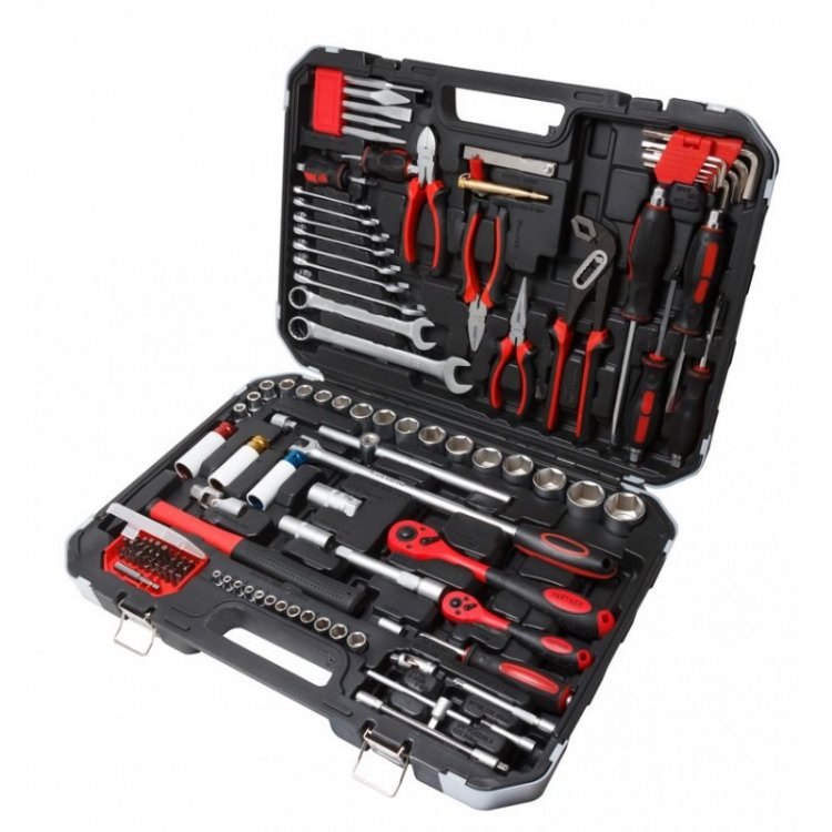 Набор инструментов 127пр. 1/2",1/4", 3/8" (6гр.) Набор инструментов 127пр. 1/2",1/4", 3/8" (6гр.)