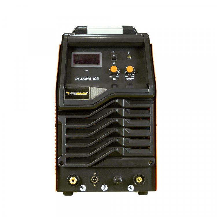 Аппарат плазменной резки Plasma 103 - Индустриальная 100А установка. Способная прорезать сталь до 35мм, а также справляться со всеми сплавами металлов: алюминий, медь и др. Высокочастотный поджиг дуги. Встроенная термозащита. 2T/4T. Работа от сети 38