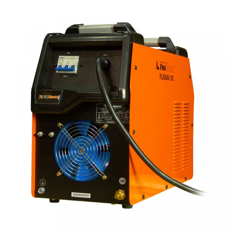 Аппарат плазменной резки Plasma 103 - Индустриальная 100А установка. Способная прорезать сталь до 35мм, а также справляться со всеми сплавами металлов: алюминий, медь и др. Высокочастотный поджиг дуги. Встроенная термозащита. 2T/4T. Работа от сети 38
