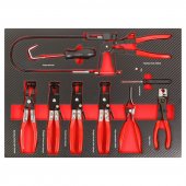 Набор инструментов для снятия/ установки хомутов  9пр,в ложементе