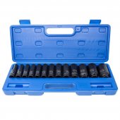 Набор головок ударных глубоких,13пр.,1/2" (10, 12-15, 17, 19, 21, 22, 24, 27.30, 32мм),в кейсе Набор головок ударных глубоких,13пр.,1/2" (10, 12-15, 17, 19, 21, 22, 24, 27.30, 32мм),в кейсе
