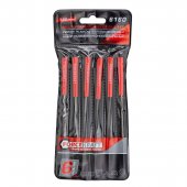 Набор надфилей разнопрофильных 6пр.(L-140мм,Ø3мм),в блистере Набор надфилей разнопрофильных 6пр.(L-140мм,Ø3мм),в блистере