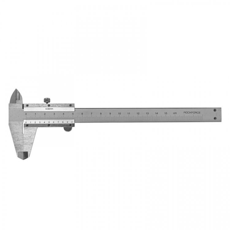 Штангенциркуль (0-150мм, 0.02мм; внутр. Ø, наруж. Ø + глубиномер), в пластиковом футляре Штангенциркуль (0-150мм, 0.02мм; внутр. Ø, наруж. Ø + глубиномер), в пластиковом футляре