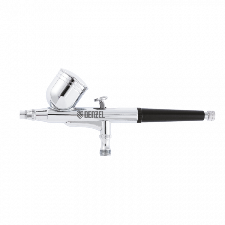 Аэрограф с верхним бачком AB1, 0.2/0.3/0.5 мм, 7 мл, 9 л/мин// Denzel