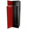 Шкаф для раздевалок GT205SHP.RED (500мм х 500мм х 1936мм) КРАСНЫЙ . Секция для обуви, двойная секция для курток с перекладиной под вешалки, верхняя антресоль с отдельным замком для головных уборов и сумок (2) Шкаф для раздевалок GT205SHP.RED (500мм х 500мм х 1936мм) КРАСНЫЙ . Секция для обуви, двойная секция для курток с перекладиной под вешалки, верхняя антресоль с отдельным замком для головных уборов и сумок (2)