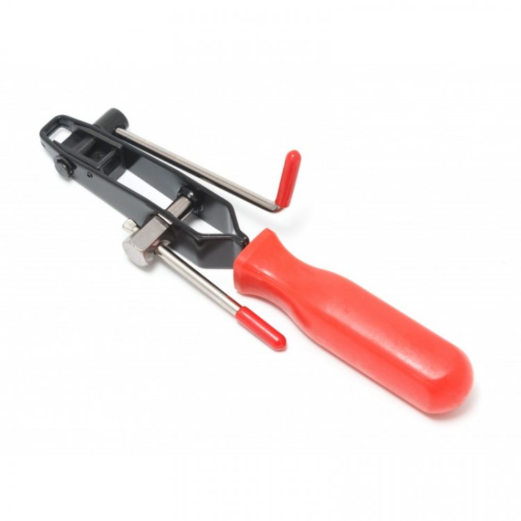 Приспособление для установки ленточных хомутов шруса, на блистере