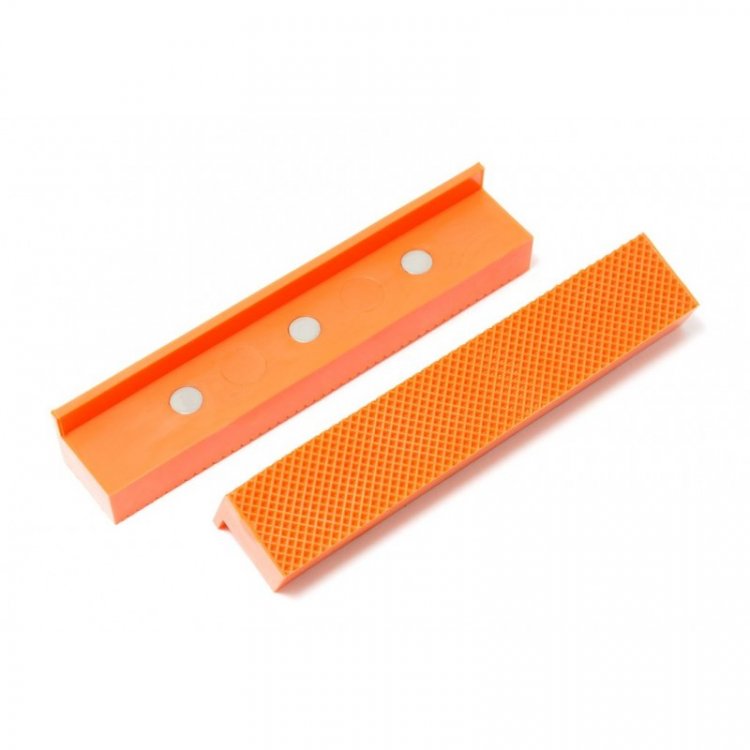 Накладки магнитные для тисков 6''-150мм (к-т 2шт), в блистере