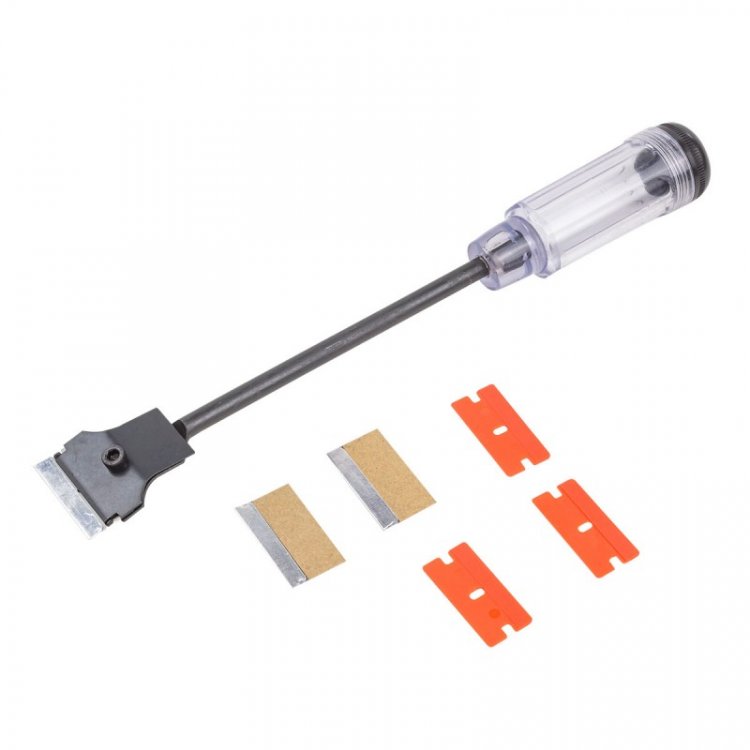 Скребок со сменными насадками 7пр., в блистере Скребок со сменными насадками 7пр., в блистере