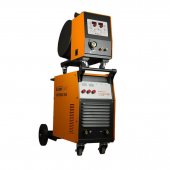 Сварочный полуавтомат Invermig 350E с отдельным МП  - Индустриальный 350А полуавтомат c синергетическим управлением 2-в-1. Сварочный ток 30-350 (MIG), 40-350(MMA). ПВ 100%. Напряжение 400В. Вес с упаковкой 62 кг. Комплектация: источник, МП, рукав газ