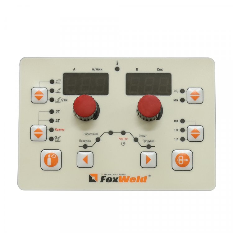 Сварочный полуавтомат Invermig 350E с отдельным МП  - Индустриальный 350А полуавтомат c синергетическим управлением 2-в-1. Сварочный ток 30-350 (MIG), 40-350(MMA). ПВ 100%. Напряжение 400В. Вес с упаковкой 62 кг. Комплектация: источник, МП, рукав газ