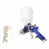 Краскораспылитель с верхним пластиковым бачком (бачок 600мл, сопло 2.0мм, 3.5bar, 70-100 л/мин, присоед. резьба 1/4") Краскораспылитель с верхним пластиковым бачком (бачок 600мл, сопло 2.0мм, 3.5bar, 70-100 л/мин, присоед. резьба 1/4")