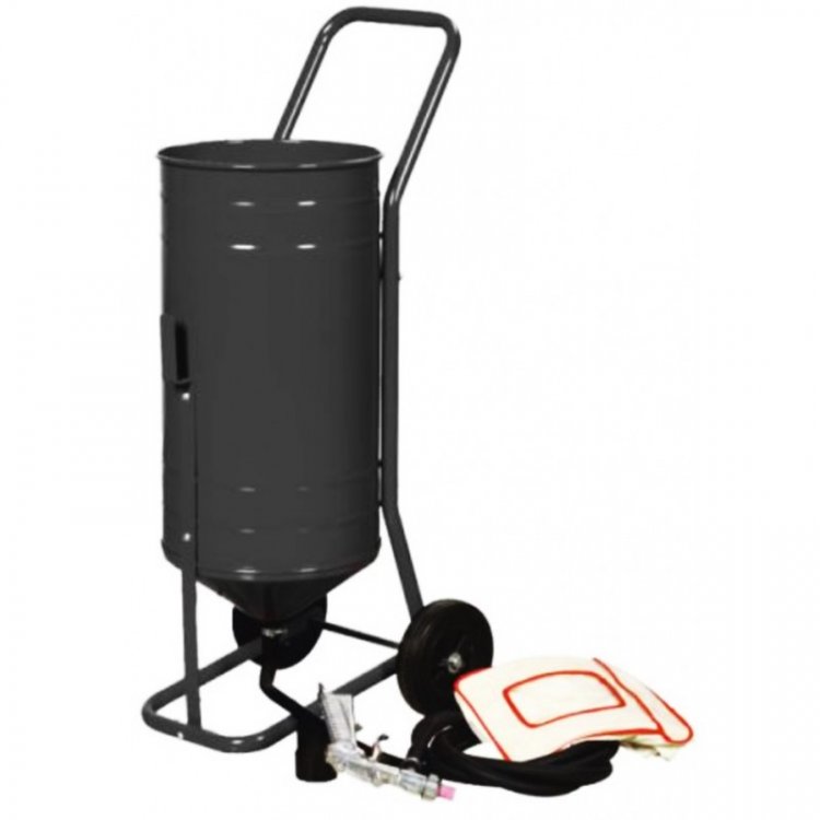 Передвижной пескоструйный аппарат инжекторного типа (бак 19л) Передвижной пескоструйный аппарат инжекторного типа (бак 19л)